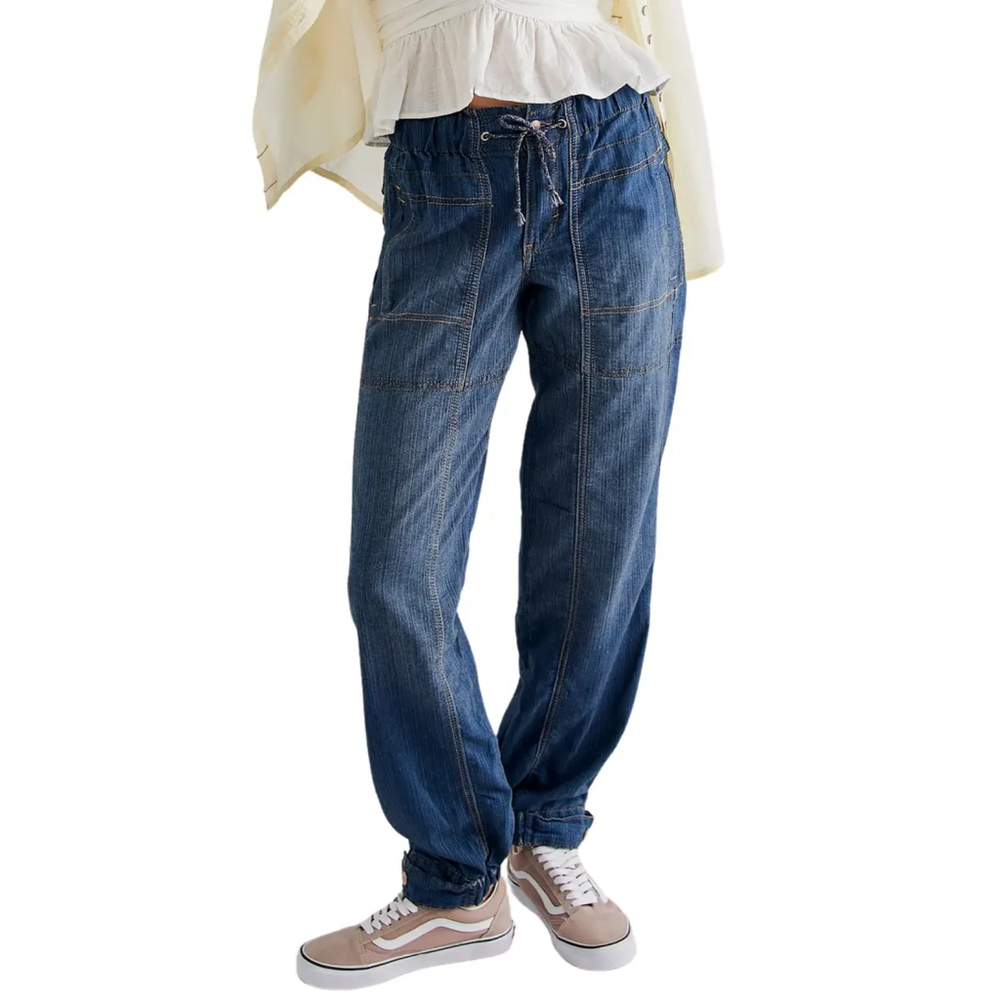 We The Free Free People Angelo Denim Pull-On Jeans XS